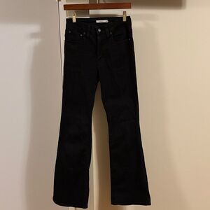 Classic Black Levi Women's Jeans with FLARE